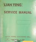 Lian Feng-Lian Feng LF-BS1, Horizontal Band Saw, Service Manual 1976-LF-BS1-01